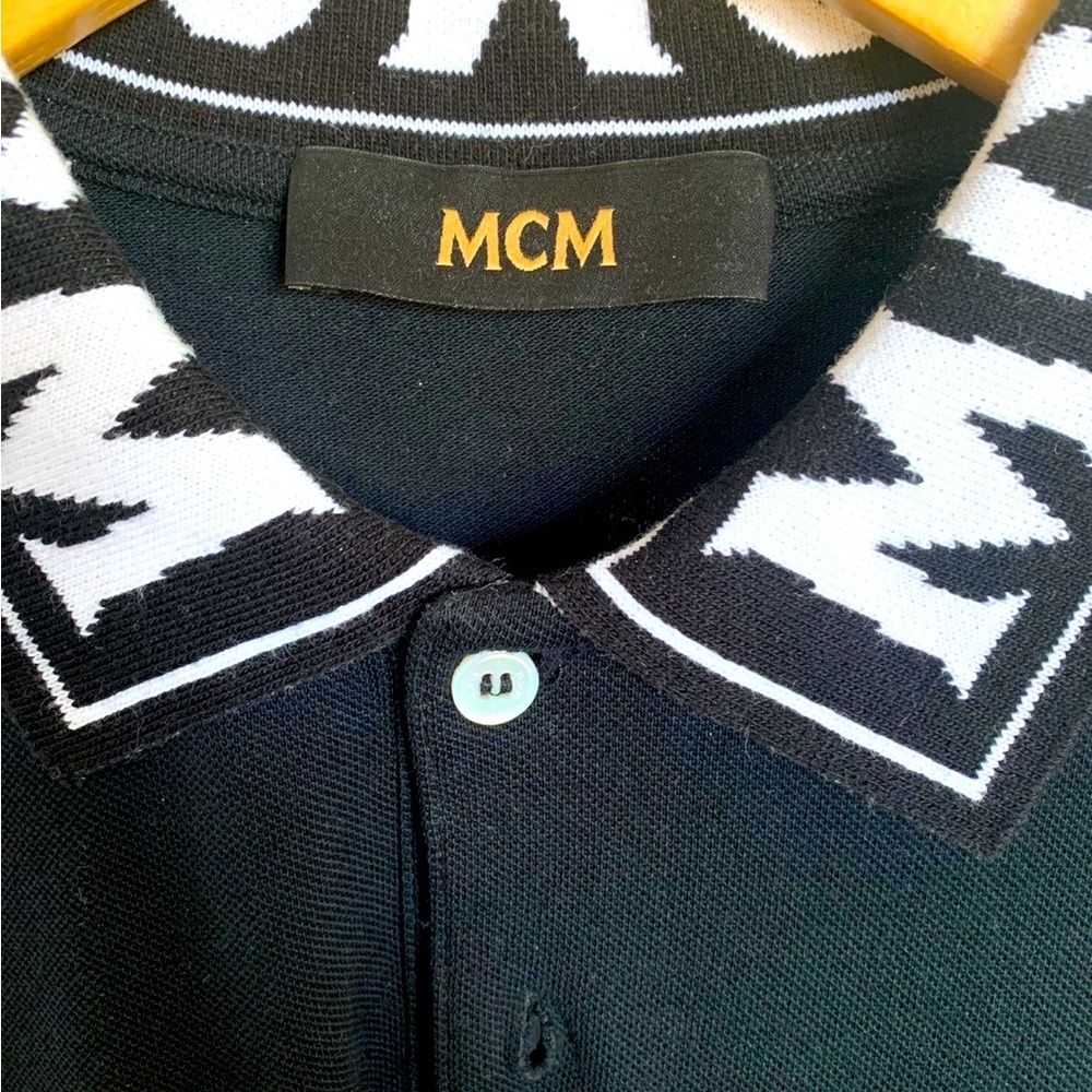 MCM Collar Logo Polo Shirt!